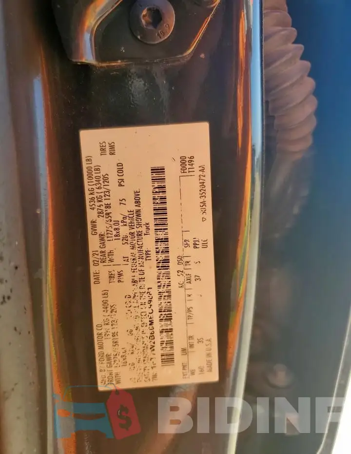 1FT7W2B60MEC99881 Photo# 12