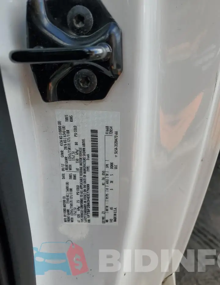 1FTBF2B63HEE77699 Photo# 12