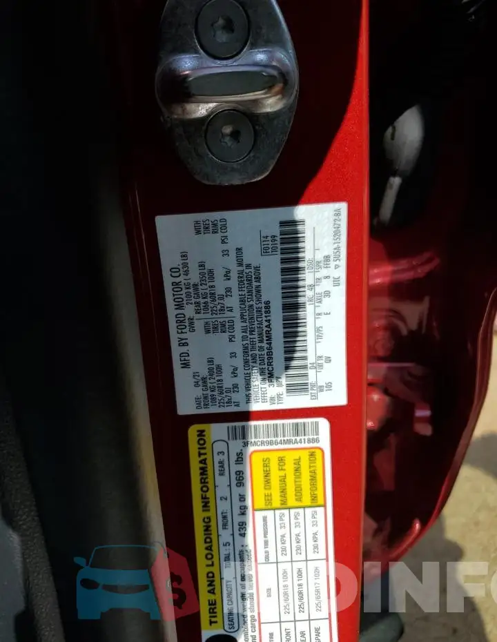 3FMCR9B64MRA41886 Photo# 13