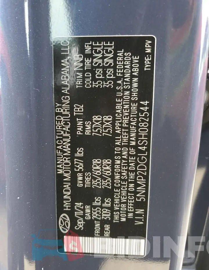5NMP2DGL4SH082544 Photo# 14