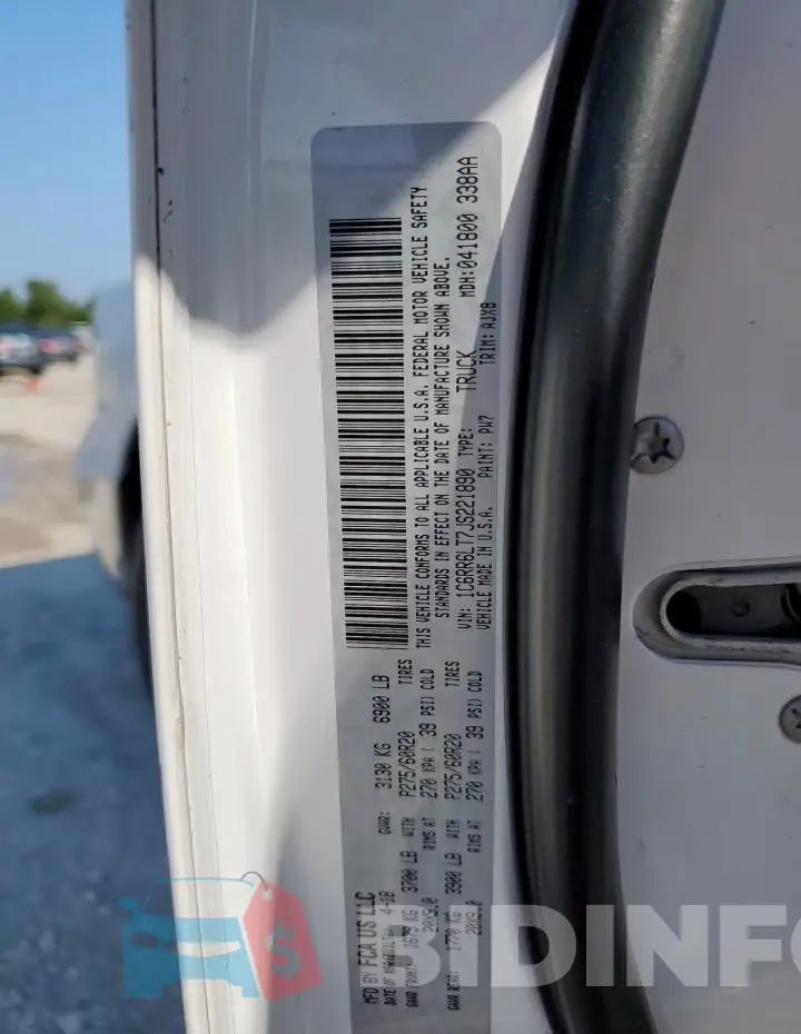 1C6RR6LT7JS221890 Photo# 13