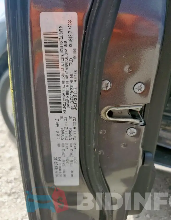 1C6RR6LT9KS537180 Photo# 12