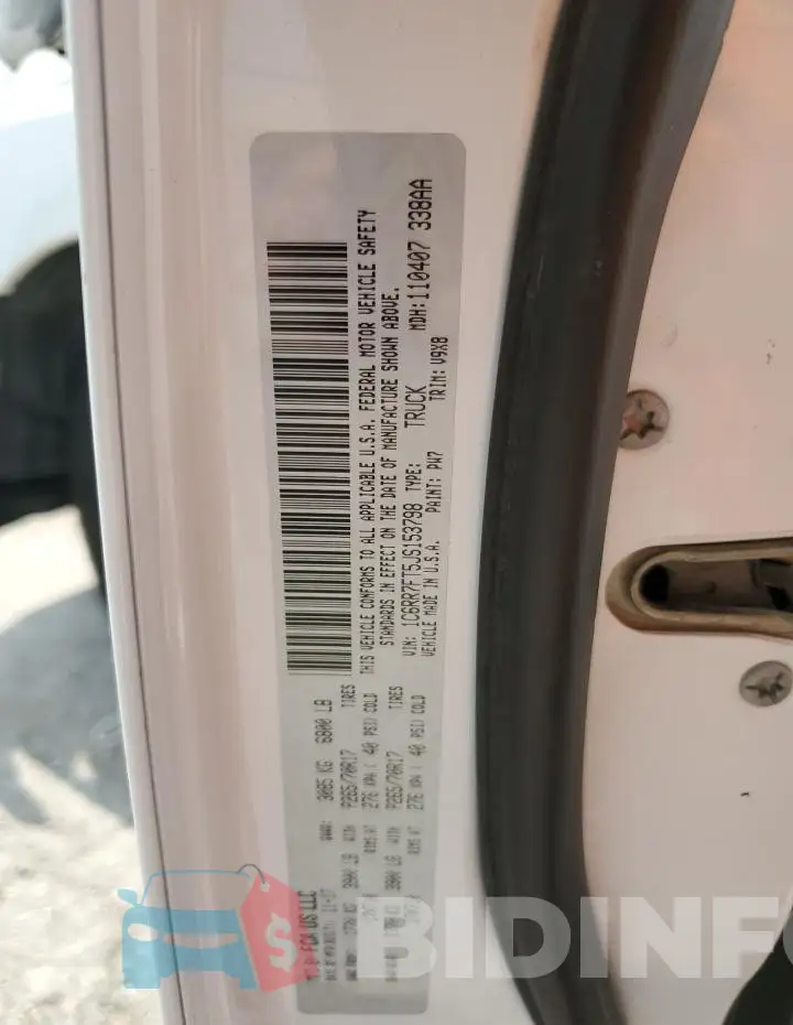1C6RR7FT5JS153798 Photo# 13