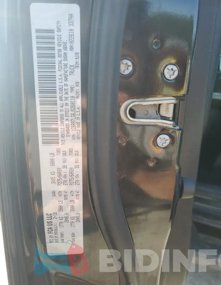 1C6RR7LG6JS260110 Photo# 12