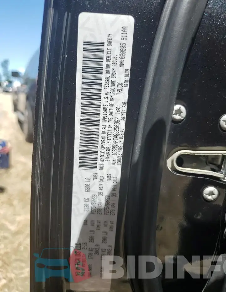 1C6RR7PT4GS250367 Photo# 12