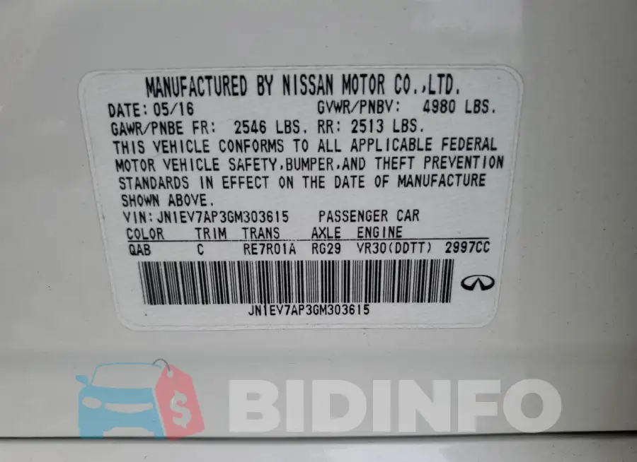 JN1EV7AP3GM303615 Photo# 12