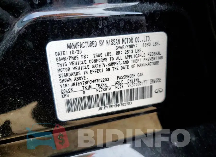 JN1EV7BP0MM702203 Photo# 12
