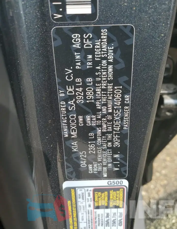 3KPFT4DEXSE140601 Photo# 12