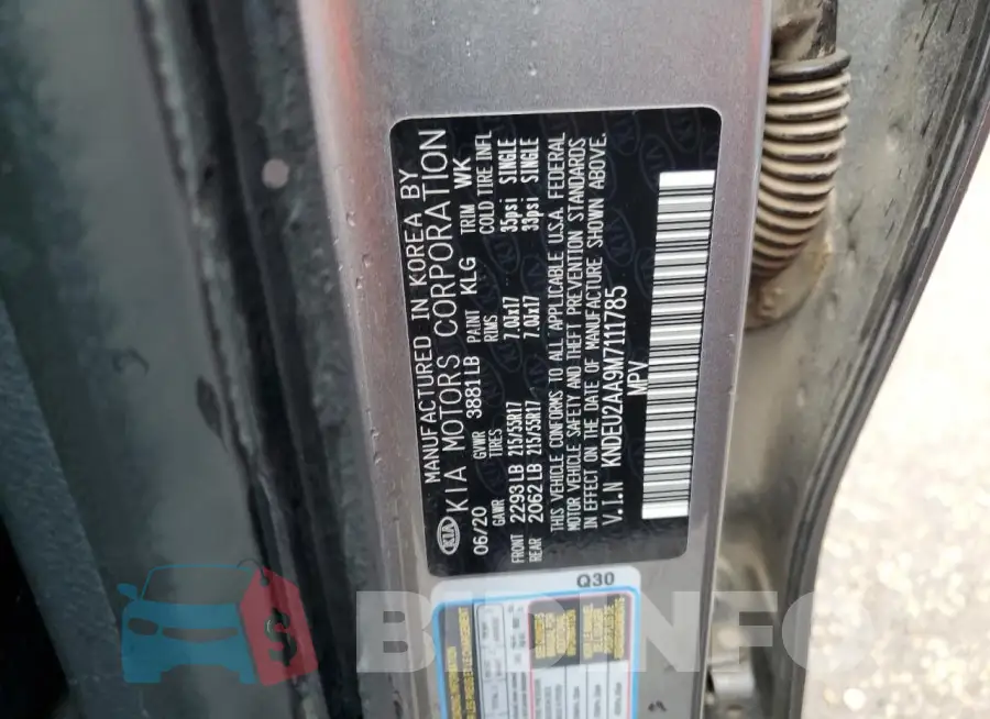 KNDEU2AA9M7111785 Photo# 13