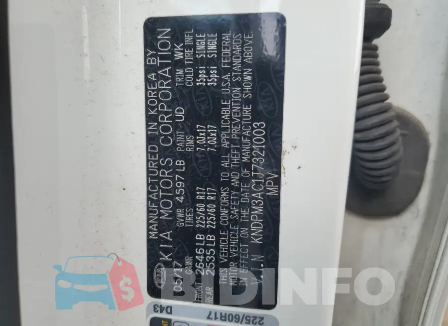 KNDPM3AC1J7321003 Photo# 14