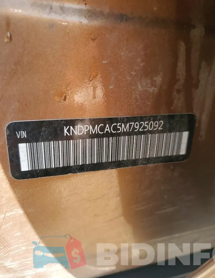 KNDPMCAC5M7925092 Photo# 12