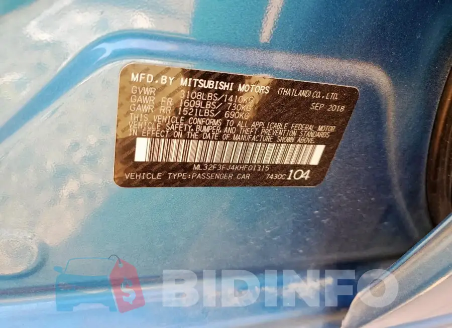 ML32F3FJ4KHF01315 Photo# 12