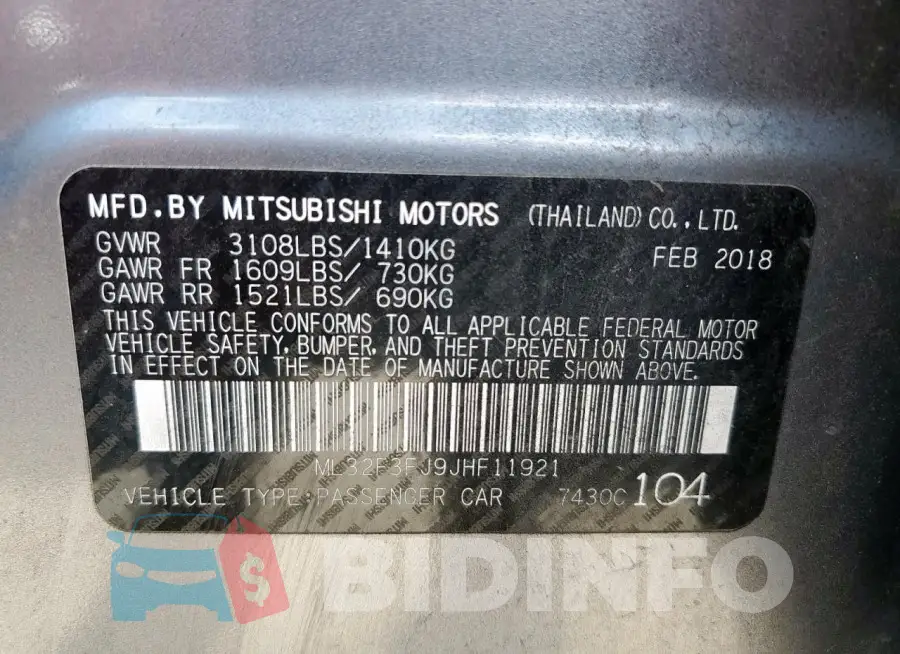 ML32F3FJ9JHF11921 Photo# 12