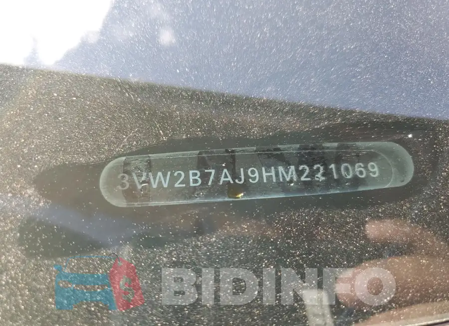 3VW2B7AJ9HM221069 Photo# 13