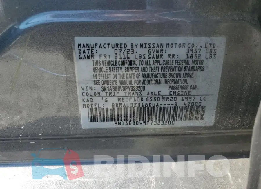 3N1AB8BV9PY323200 Photo# 13