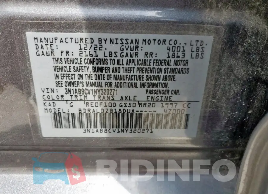 3N1AB8CV1NY320271 Photo# 12