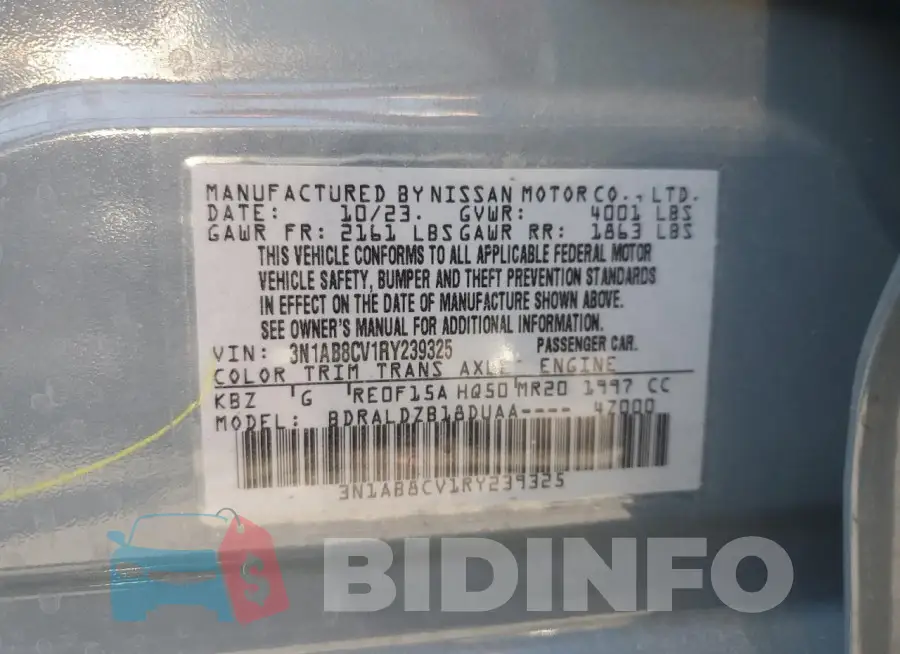 3N1AB8CV1RY239325 Photo# 12