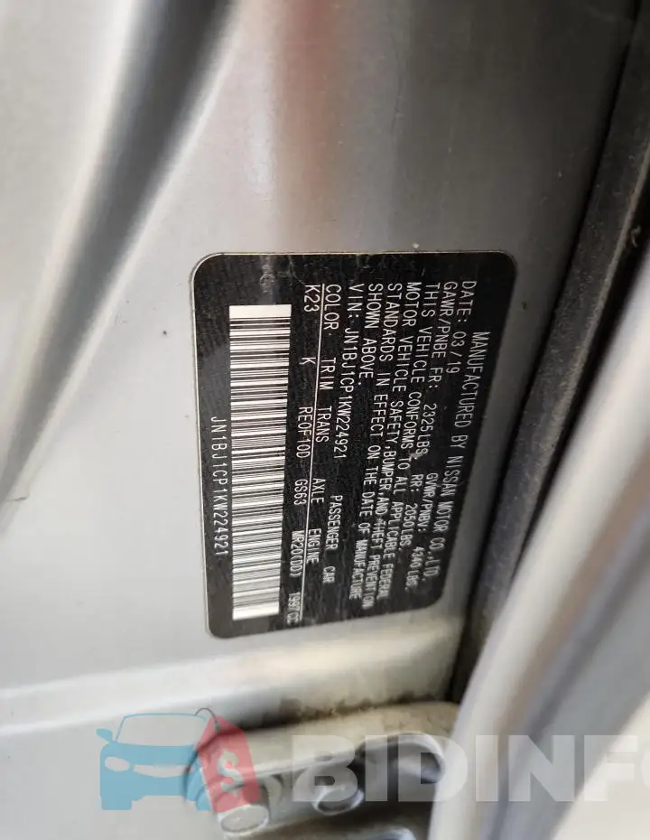 JN1BJ1CP1KW224921 Photo# 13