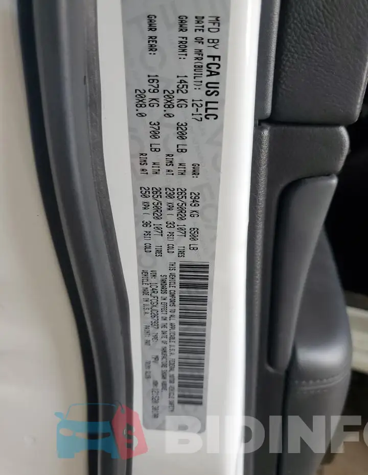 1C4RJFCGXJC267937 Photo# 12