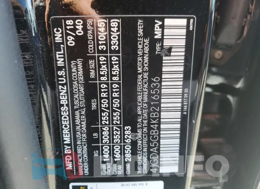 4JGDA5GB4KB216536 Photo# 13