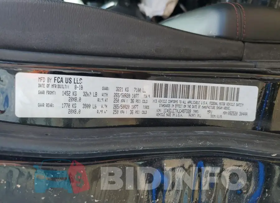 1C4SDJCTXJC497339 Photo# 13