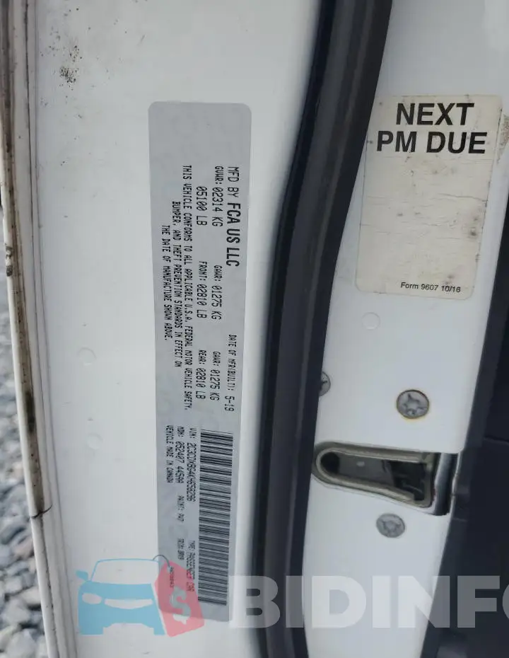 2C3CDXBG4KH658296 Photo# 13