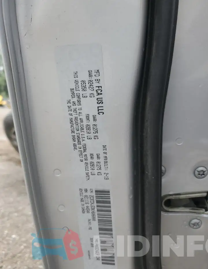 2C3CDXJG3KH606000 Photo# 12
