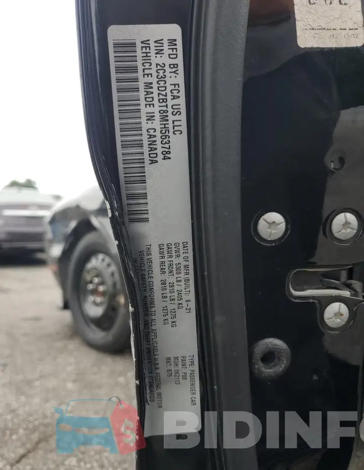 2C3CDZBT8MH563784 Photo# 12
