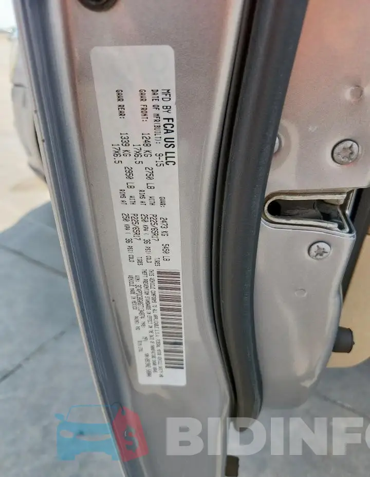 3C4PDCBG0GT134874 Photo# 12