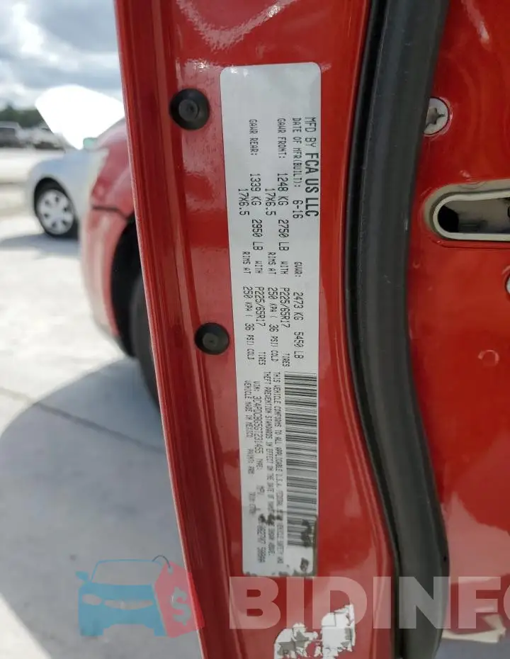 3C4PDCBG5GT231455 Photo# 13