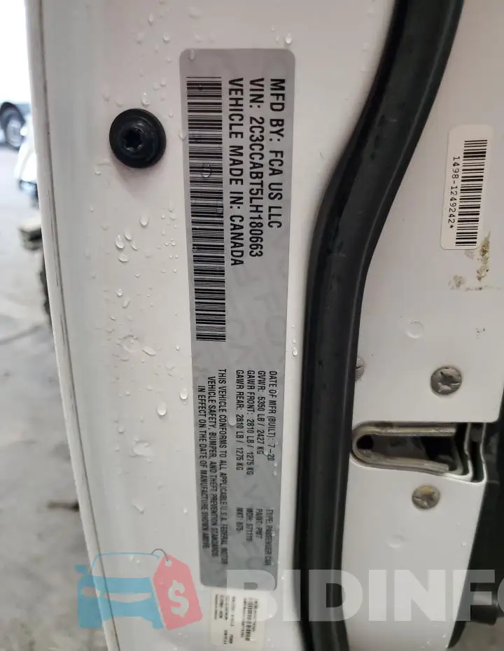 2C3CCABT5LH180663 Photo# 12