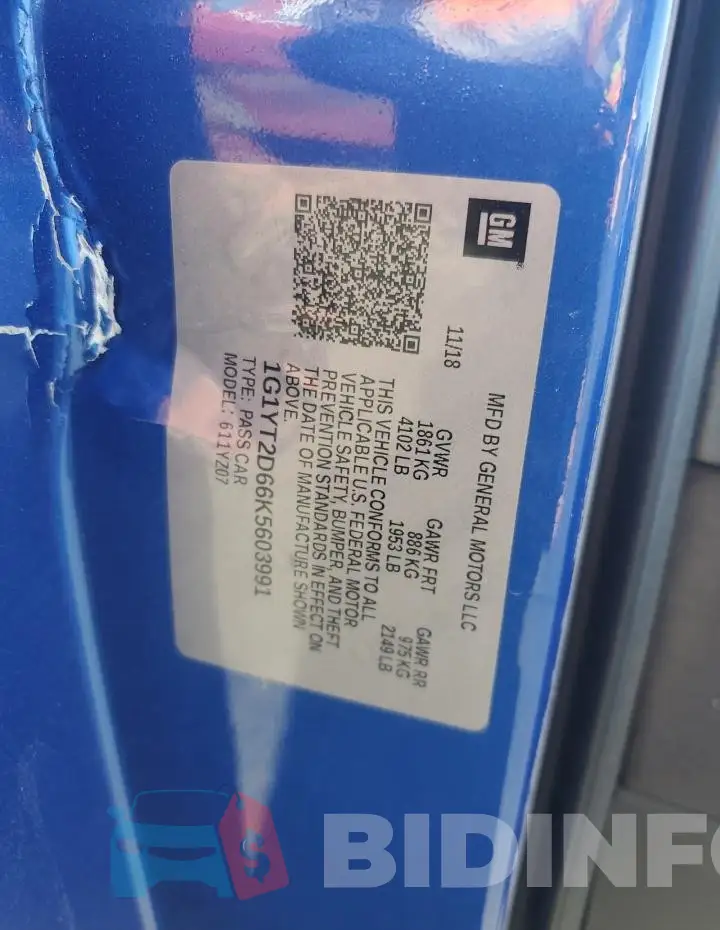 1G1YT2D66K5603991 Photo# 12