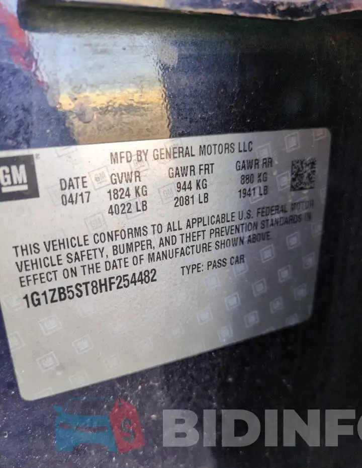 1G1ZB5ST8HF254482 Photo# 12