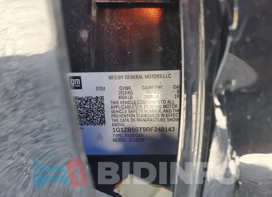 1G1ZB5ST9RF248143 Photo# 12