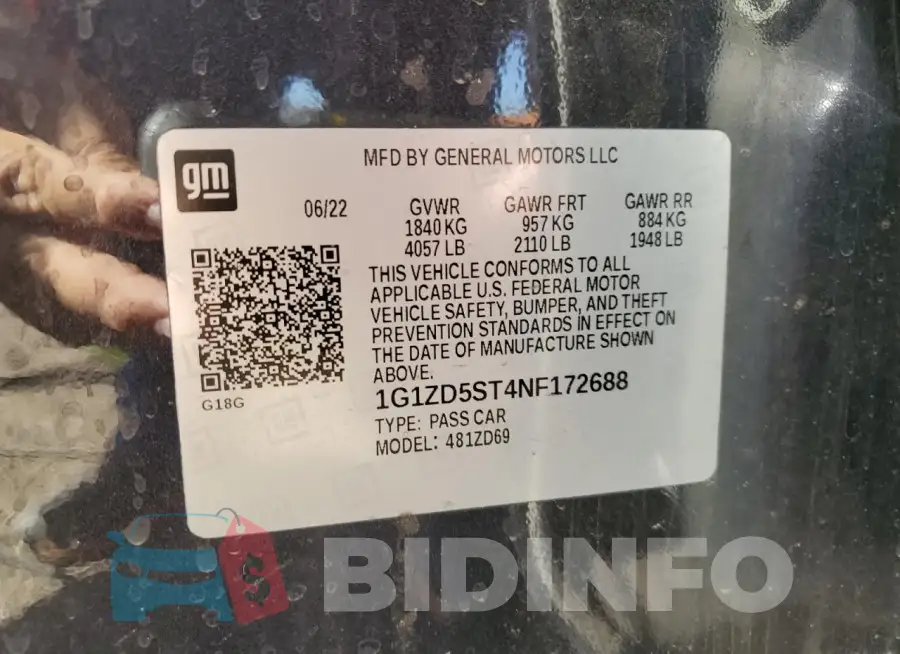 1G1ZD5ST4NF172688 Photo# 12