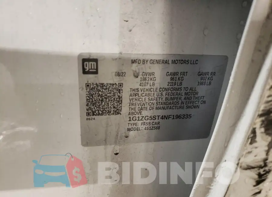 1G1ZG5ST4NF196335 Photo# 12