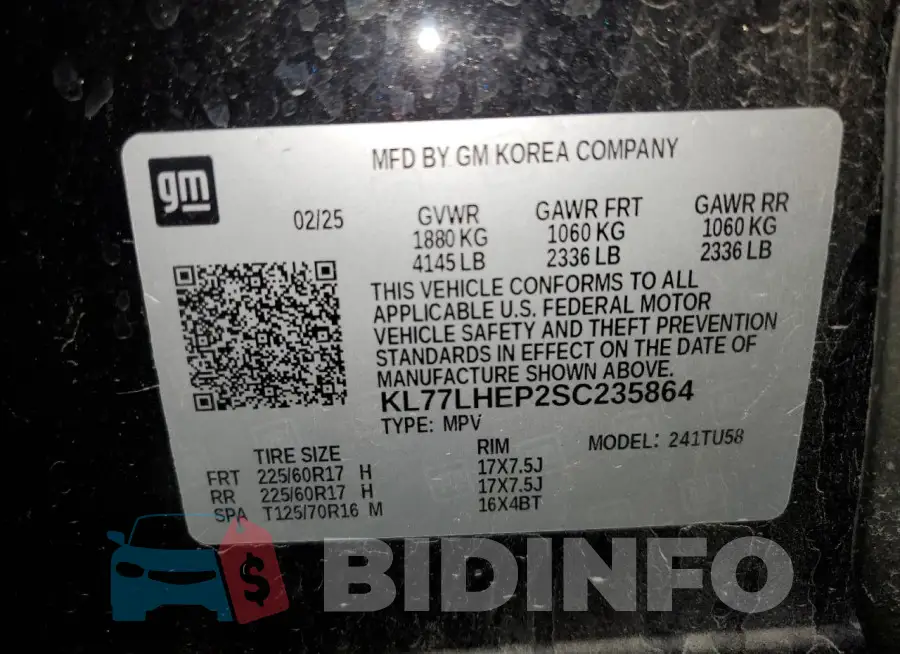 KL77LHEP2SC235864 Photo# 13