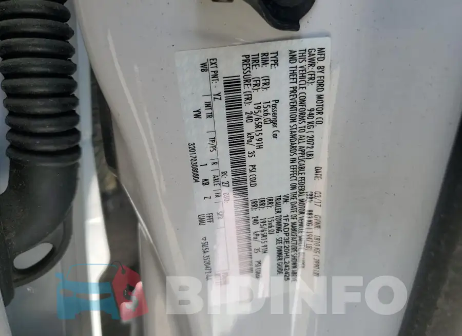1FADP3E20HL242425 Photo# 13