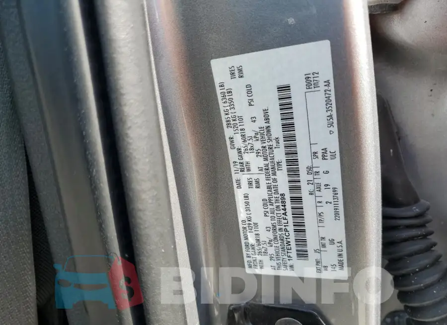 1FTEW1CP1LFA44898 Photo# 12