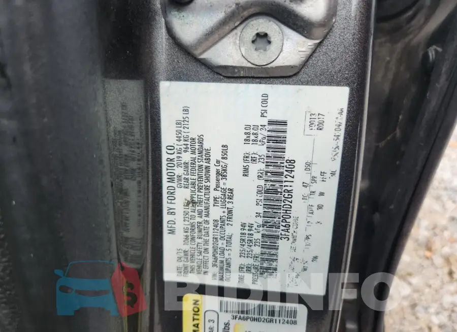 3FA6P0HD2GR112408 Photo# 12