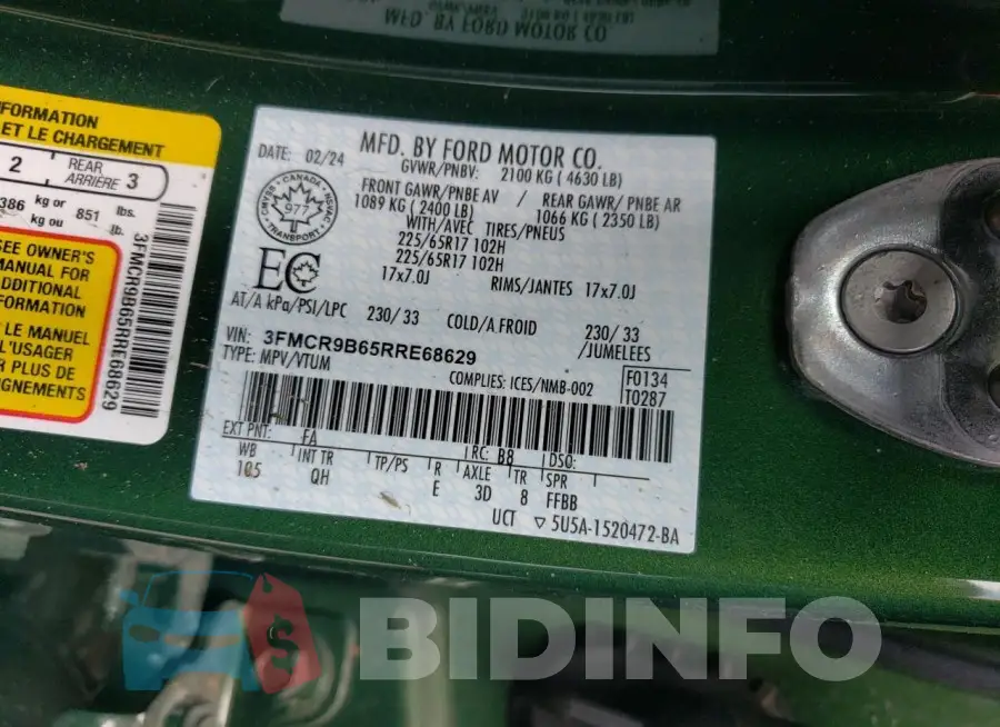 3FMCR9B65RRE68629 Photo# 13