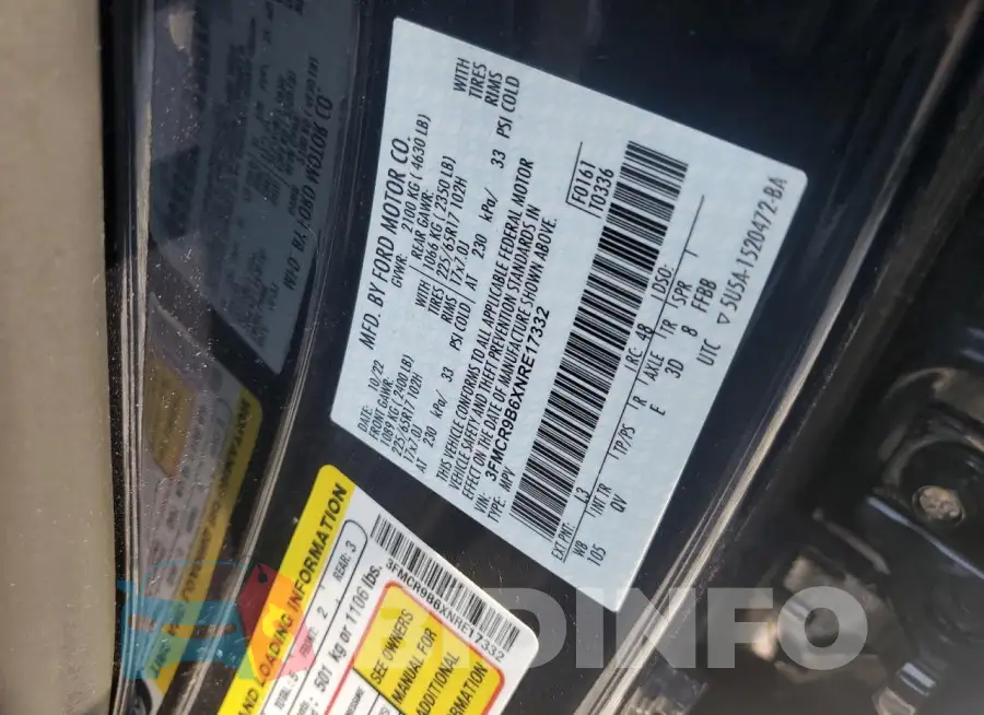 3FMCR9B6XNRE17332 Photo# 12