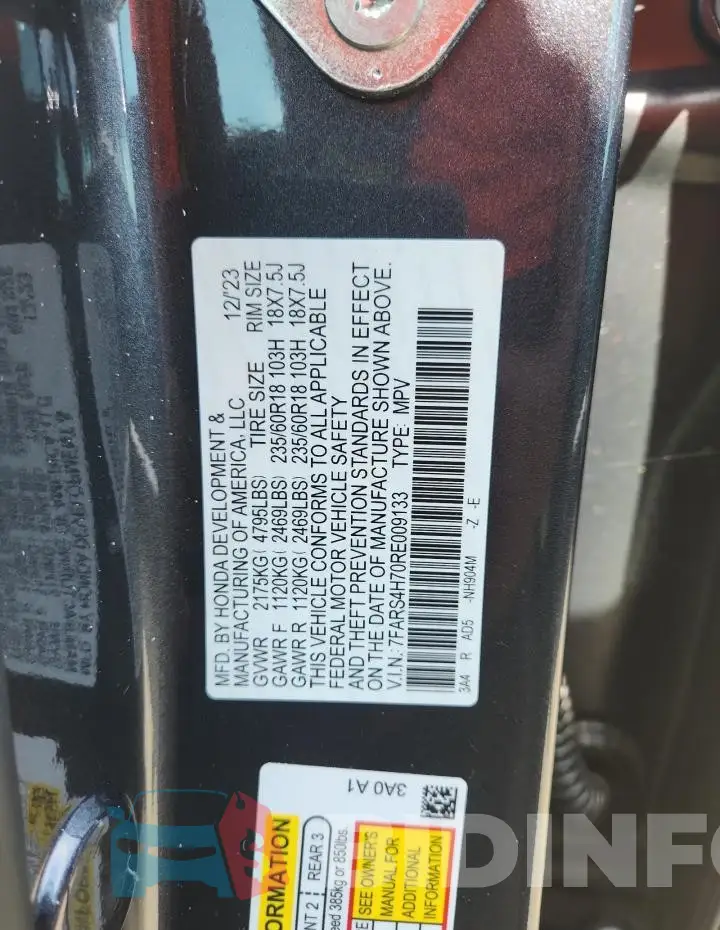 7FARS4H70RE009133 Photo# 13