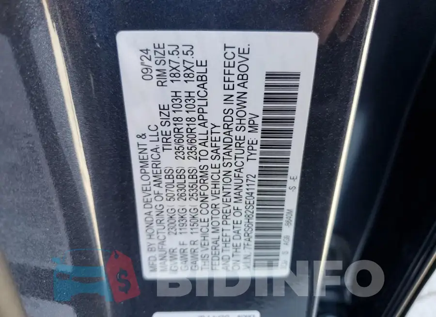 7FARS6H82SE041172 Photo# 13