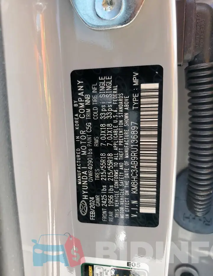 KM8HC3AB9RU136897 Photo# 13