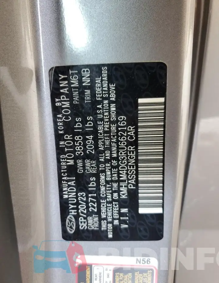 KMHLM4DG3RU662169 Photo# 12