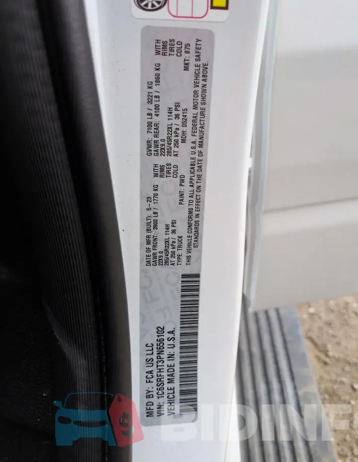 1C6SRFHT3PN656102 Photo# 12