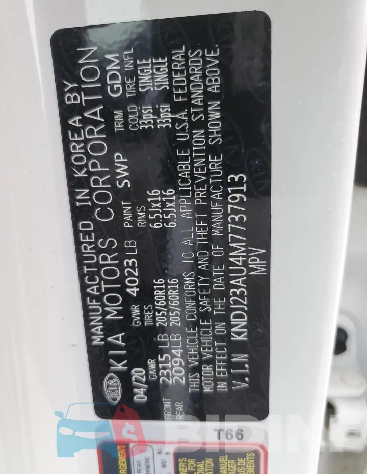 KNDJ23AU4M7737913 Photo# 13