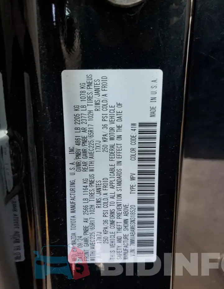 7MMVABAM6SN318520 Photo# 12