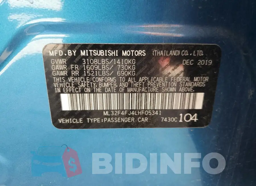 ML32F4FJ4LHF05341 Photo# 12